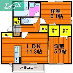 メゾン・ド・ファミーユ 2階/-