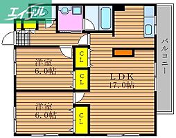 シャトレー西坂 3階