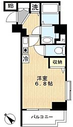 Studioef ワンルームの間取図画像