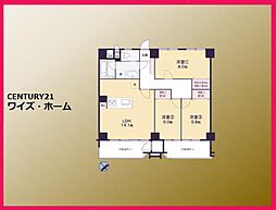 東武伊勢崎線 梅島駅 徒歩7分 3LDKの間取り