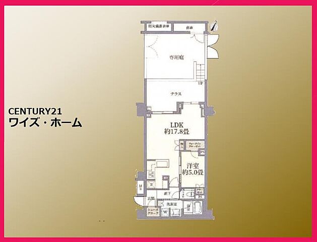 間取り 小田急小田原線 参宮橋駅 徒歩3分