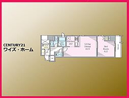 都営大江戸線 築地市場駅 徒歩3分 1LDKの間取り
