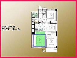 JR山手線 渋谷駅 徒歩12分 2SLDKの間取り