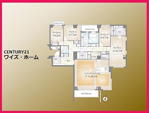 間取り JR京浜東北・根岸線 大森駅 徒歩12分