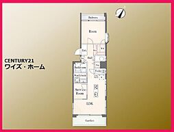 ガーデンハウス富ケ谷 2LDKの間取図画像