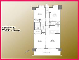 ライオンズマンション西高島平溝下公園弐番館 3LDKの間取図画像