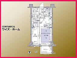 PIAS自由ヶ丘レジデンス 1LDKの間取図画像