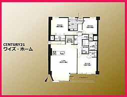 目黒プラザ 3LDKの間取図画像