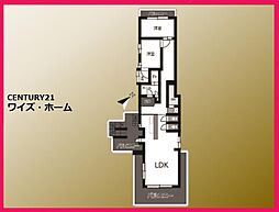 巣鴨第2SYマンション 2LDKの間取図画像