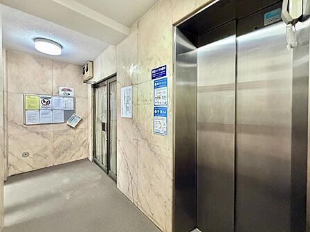 【エレベーター】エレベーター完備のため荷物が多くなっても安心。