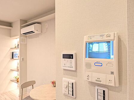 【TVインターホン】防犯面でも安心できるTV付インターホン。