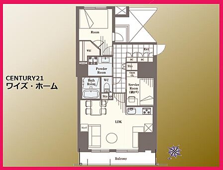 【間取り図】1SLDK