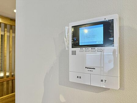 【設備】モニターで確認できて安心！防犯対策にも