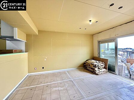 【リビング：12帖】まっさらな空間に夢を。あなたの家具が映える、洗練された住空間へ。
