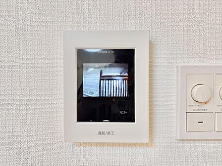 【設備】 防犯面でも安心感のあるTVインターホン