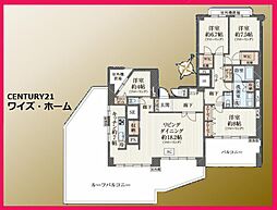 シーアイマンション駒場B棟 4LDKの間取図画像