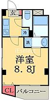 コティ港町  ｜ 千葉県千葉市中央区港町（賃貸マンション1K・6階・24.74㎡） その2