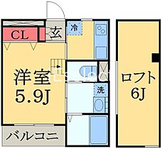 フォレリア  ｜ 千葉県千葉市中央区椿森１丁目（賃貸アパート1K・2階・22.36㎡） その2