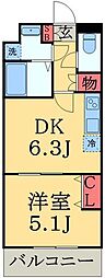 間取図画像 1DK