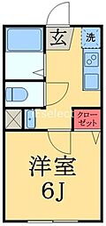 間取図画像 1K