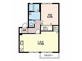 シャルマン大潟 B棟 201 ｜ 新潟県上越市大潟区下小船津浜1165-17（賃貸アパート1LDK・2階・46.51㎡） その2