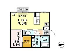 間取図画像 1LDK