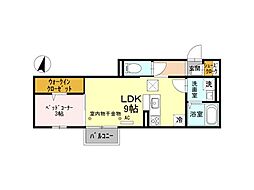 グランベルデ 1LDKの間取図画像