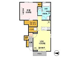 ル.グランデ 1LDKの間取図画像