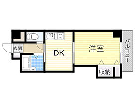 ノルデンハイム新北野  ｜ 大阪府大阪市淀川区新北野３丁目8番17号200（賃貸マンション1DK・4階・26.77㎡） その2