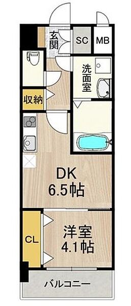 スプランディッド新大阪EAST ｜大阪府大阪市東淀川区淡路１丁目(賃貸マンション1DK・2階・30.01㎡)の写真 その2