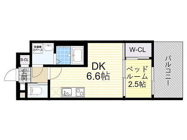 セレニテ三国プリエ ｜大阪府大阪市淀川区新高４丁目(賃貸マンション1DK・5階・26.01㎡)の写真 その2