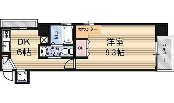 プルメリア新大阪 ｜大阪府大阪市淀川区木川東４丁目(賃貸マンション1DK・4階・32.83㎡)の写真 その2