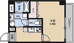 IF柴島 2階1Kの間取り