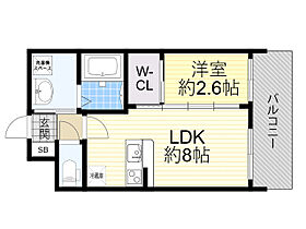 セレニテ新大阪ミラク壱番館  ｜ 大阪府大阪市淀川区西宮原３丁目2番6号（賃貸マンション1LDK・6階・28.90㎡） その2