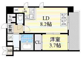 スプランディッド新大阪DUE  ｜ 大阪府大阪市淀川区木川東２丁目5番7号（賃貸マンション1LDK・2階・34.86㎡） その2