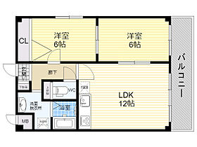 新大阪パークハイツ  ｜ 大阪府大阪市淀川区西中島５丁目1番2号（賃貸マンション2LDK・3階・51.84㎡） その2