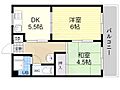 魚真マンション4階5.5万円