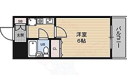 エスリード新大阪第6 1Kの間取図画像