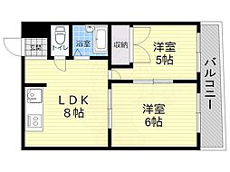 サンサーラ新大阪 2階