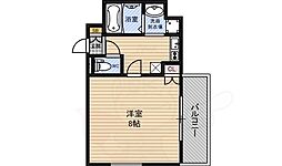 クレアート新大阪セレニティ 1Kの間取図画像