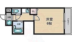 レーズライン下新庄 1Kの間取図画像