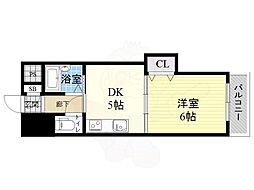ロイヤルハイツ菅原 1DKの間取図画像