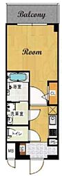エスリードレジデンス新大阪PRIME 1Kの間取図画像