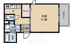 ダイワ・メゾン・三国本町 1Kの間取図画像