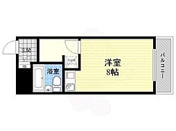 ライオンズマンション新大阪第3 ワンルームの間取図画像