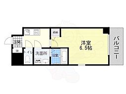 エスリード新北野グランリンク 1Kの間取図画像