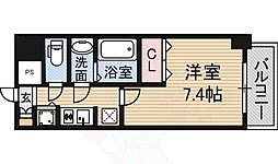 アドバンス新大阪6ビオラ 1Kの間取図画像