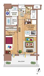 間取図画像 1LDK