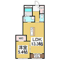 Green　Hills桔梗II  ｜ 長野県飯田市大瀬木（賃貸アパート1LDK・1階・48.31㎡） その2