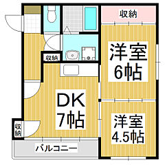 物件の間取り